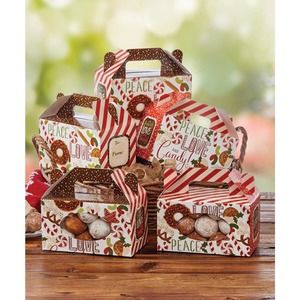 Christmas Gift & Treat Boxes Set of 12 Brand New